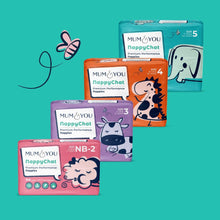Load image into Gallery viewer, Size 0-2 44's x4 Packs Bundle + 4 wipes