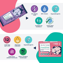 Load image into Gallery viewer, Size 4 38's x4 Packs Bundle + 4 wipes