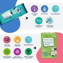 Load image into Gallery viewer, Nappy Pants Size 5 20's X 5 +4 wipes