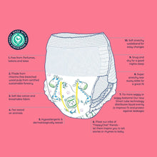 Load image into Gallery viewer, Nappy pants Size 6 18's X 5 + 4 wipes