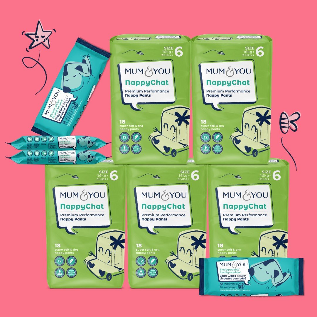 EcoFriendly Training Pants & Biodegradable Wipes Mum & You